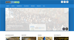 Desktop Screenshot of phillygivecamp.org